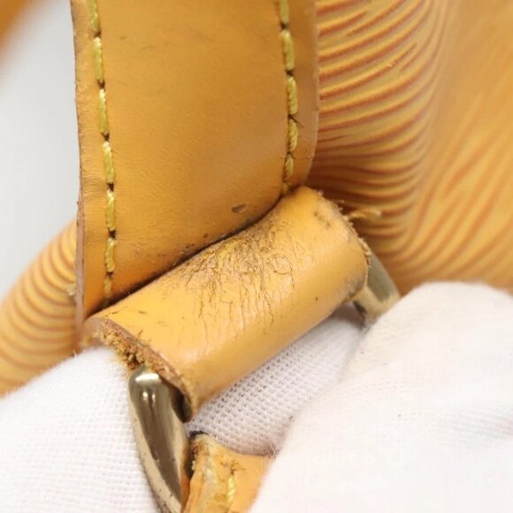 LOUIS VUITTON Epi Petit Noe Shoulder Bag Yellow M44109 LV Auth 141331 - Picture 10 of 16